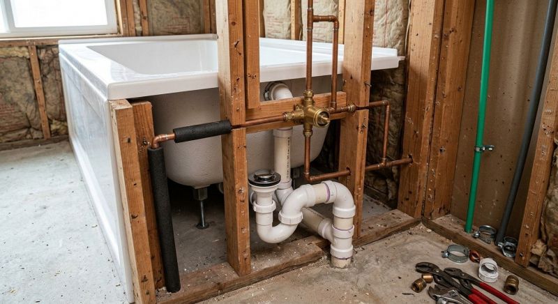 Bathtub Installation detail